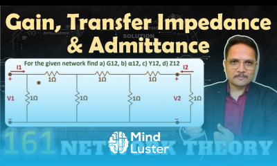 Voltage Gain Current Gain Transfer Impedance Transfer Admittance of Electrical Network