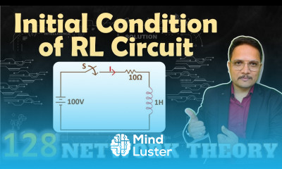 Initial Condition Example for RL Circuit in Network Theory