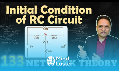 Initial Condition Example for RC Circuit
