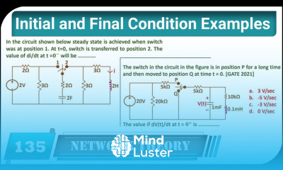 2 Examples on Initial and Final Conditions