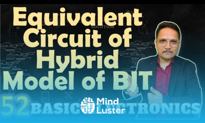 Equivalent Circuit of Hybrid Model of BJT
