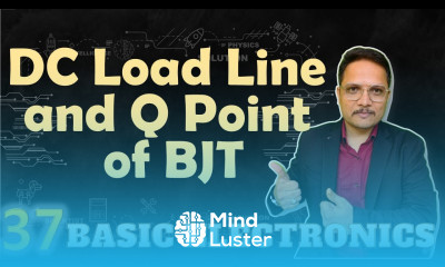 DC Load Line and Q Point of BJT
