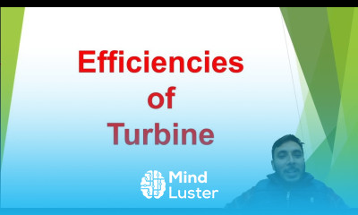 Efficiencies of Turbines Hindi Hydraulic Efficiency of turbine Overall Efficiency of turbine