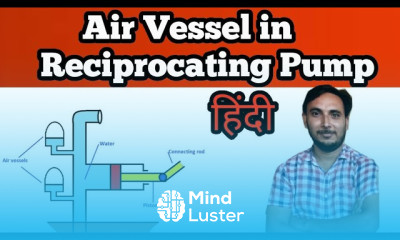 Air Vessel in Reciprocating Pump Hindi Air Vessel kya hota hai Gear Institute