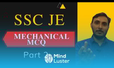 SSC JE Mechanical MCQ Part 2