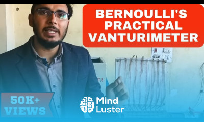 Bernoulli s practical in Hindi Venturimeter practical venturimeter experiment gear institute