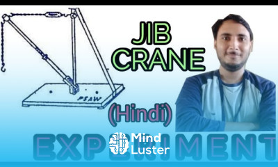 Forces in jib crane Lab experiment Hindi Triangle Law of forces also proved by experiment