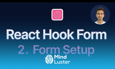 React Hook Form 2 Form Setup