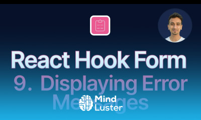 React Hook Form Tutorial 9 Display Error Messages