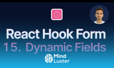 React Hook Form Tutorial 15 Dynamic Fields
