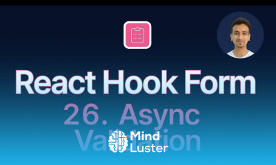 React Hook Form Tutorial 26 Async Validation