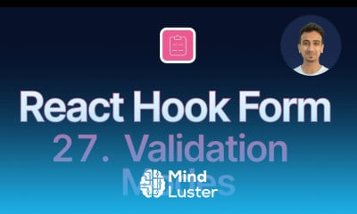 React Hook Form Tutorial 27 Validation Modes