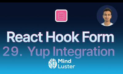 React Hook Form Tutorial 29 Yup Integration