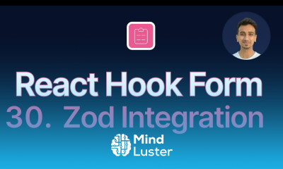 React Hook Form Tutorial 30 Zod Integration
