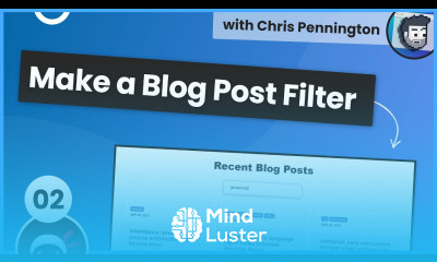Make a Blog Post Filter 2 Styling the Project