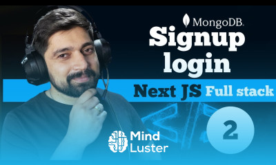 NextJS fullstack course Signup and login