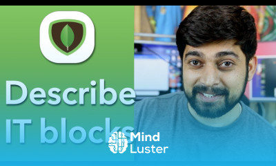 Describe and it blocks for mocha test