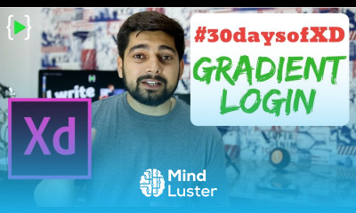Designing a firecamp login screen with gradient