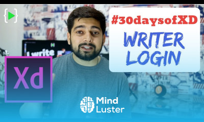 Writers app design in adobeXD