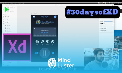 Design a dark theme radio UI with me 30daysofxd