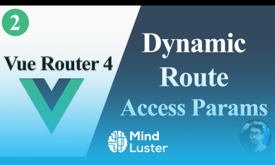 Dynamic Route and Accessing params in Vue Router Hindi