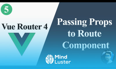 Passing Props to Route Component in Vue Router Hindi