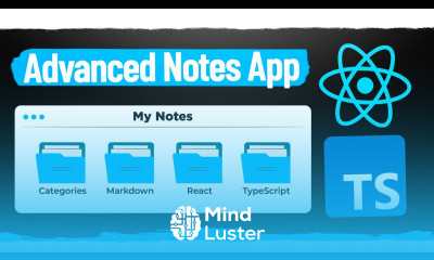 The Perfect Advanced React TypeScript Project Markdown Supported Note Taking With Categories