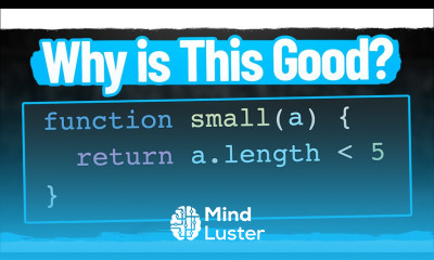 Why I Never Write Long Functions