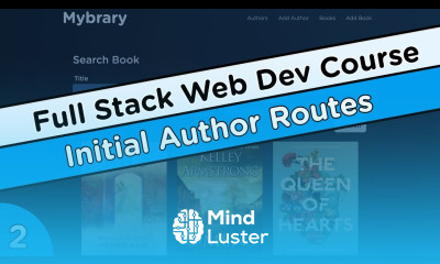 Author s Index Create New Routes Node js Express MongoDB Course 2