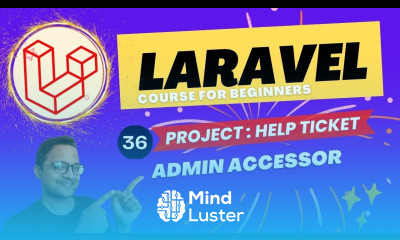Laravel 10 full course for beginner Help Ticket Project admin accessor
