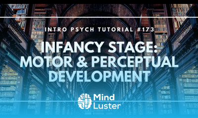 Infancy Stage Motor Perceptual Development Intro Psych Tutorial 173