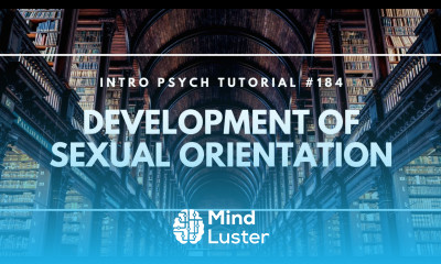Development of Sexual Orientation Intro Psych Tutorial 184
