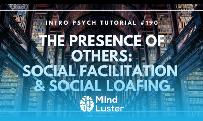 The Presence of Others Social Facilitation Social Loafing Intro Psych Tutorial 190
