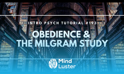 Obedience the Milgram Study Intro Psych Tutorial 193