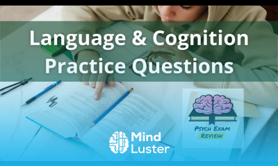 Psychology Review Questions Language Cognition