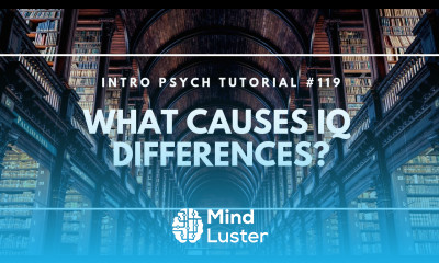 What Causes IQ Differences Intro Psych Tutorial 119