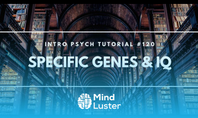Specific Genes and IQ Intro Psych Tutorial 120