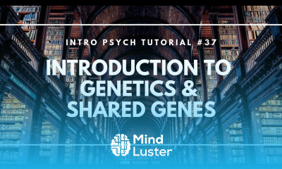 Introduction to Genetics and Shared Genes Intro Psych Tutorial 37