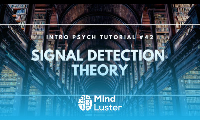 Signal Detection Theory Intro Psych Tutorial 42