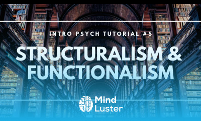 Structuralism and Functionalism Intro Psych Tutorial 5