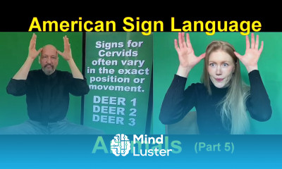 Animal Signs 05 American Sign Language ASL Bill Vicars with Cäsar Jacobson Lifeprint com