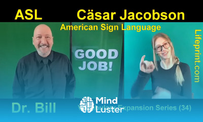 034 ASL American Sign Language Vocabulary Expansion Series Dr Bill Cäsar Jacobson