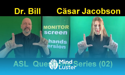 ASL Questions Series 002 Dr Bill Vicars with Cäsar Jacobson