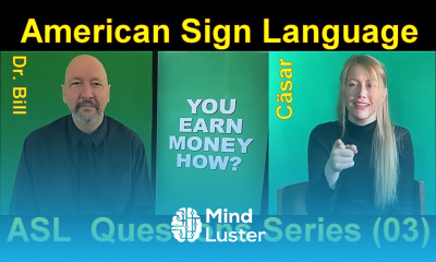 ASL Questions Series 003 Dr Bill Vicars with Cäsar Jacobson American Sign Language