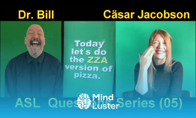 ASL Questions Series 005 Dr Bill Vicars with Cäsar Jacobson American Sign Language