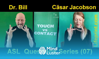 ASL Questions Series 007 Dr Bill Vicars with Cäsar Jacobson American Sign Language