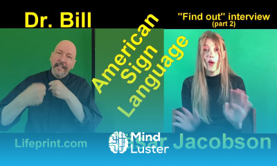 An Interview with Cäsar Jacobson 02 Find Out series American Sign Language ASL with Dr Bill