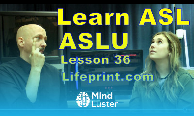 Learn American Sign Language ASL Lesson 36 review w Paige www Lifeprint ...