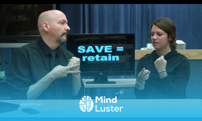 Learn American Sign Language ASL Lesson 37 - Mind Luster