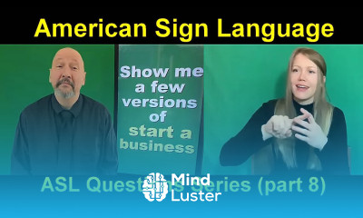 Learn ASL Questions Series 008 Dr Bill Vicars and Cäsar Jacobson - Mind ...